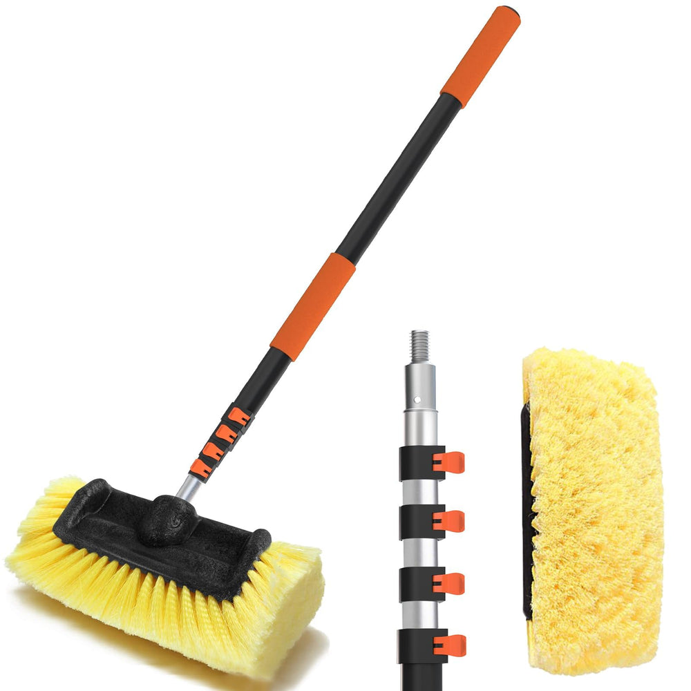 Buyplus 12ft car wash brush head with soft bristles for scratch-free cleaning