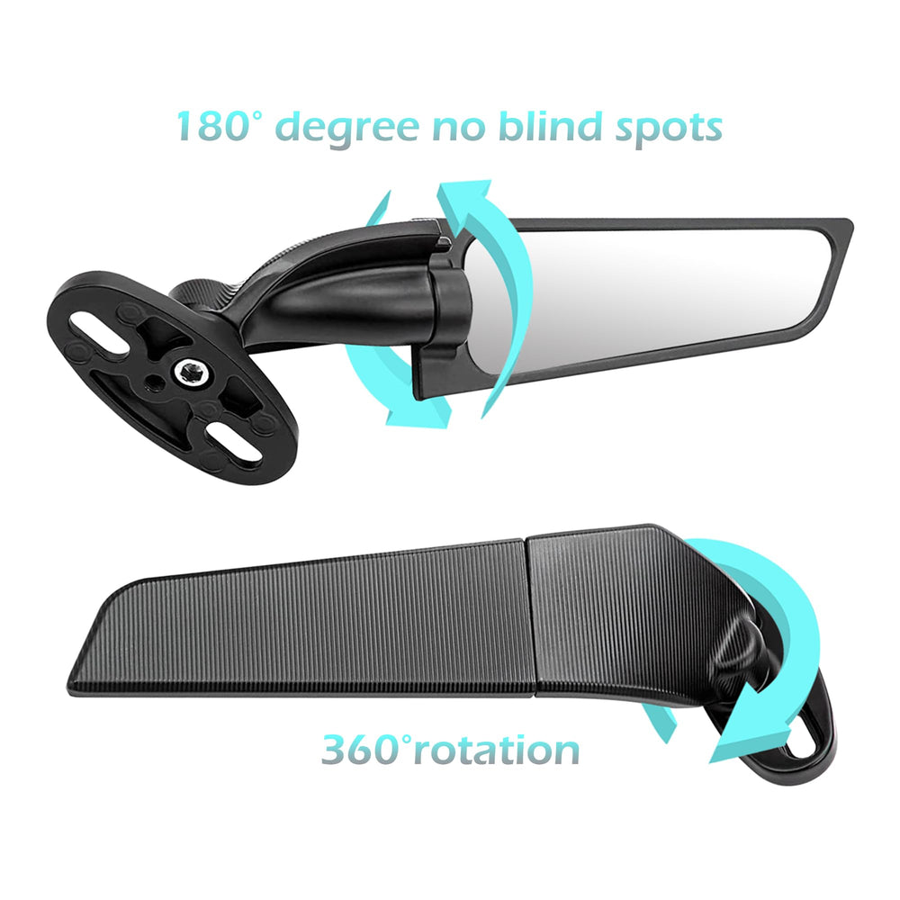 Buyscoolee billet aluminum mirror body for durability in all weather