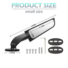 Buyscoolee wing mirror swivel mechanism for easy alignment on racing bikes