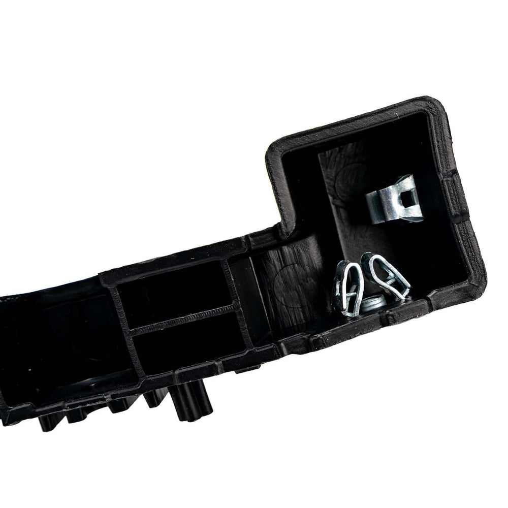 BXZ bracket close-up highlights metal reinforcement and ABS body material