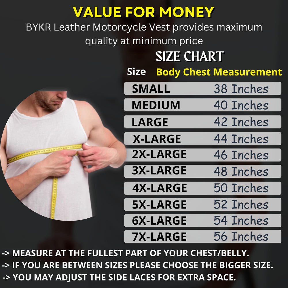 BYKR vest pocket layout illustrating six storage pockets