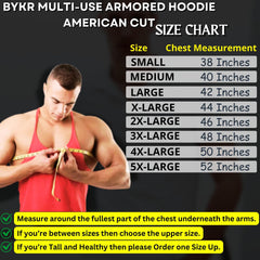 BYKR motorcycle hoodie belly pocket keeps essentials within reach.