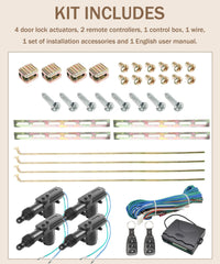 Bylikeho four door lock actuators enable full vehicle coverage