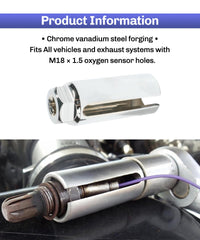 Bylikeho O2 sensor socket offset pry bar improves access without wire damage.