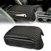 BystralX center console cover for bucket seats fits F-150 and protects the console and adds comfort.