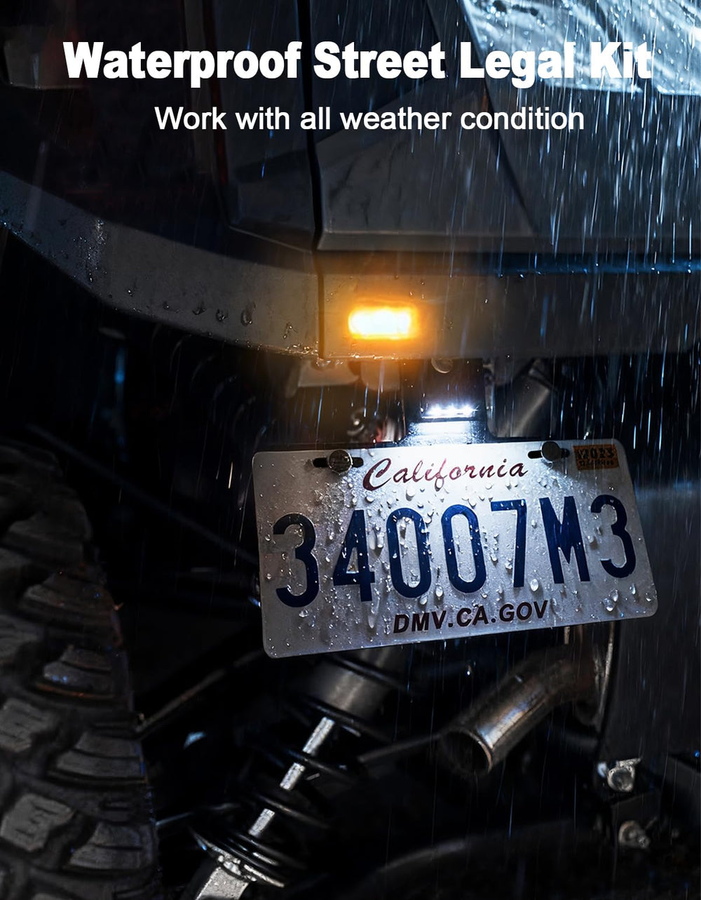 BystralX IP67 waterproof kit withstands rain, mud, and challenging weather