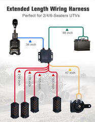 Universal compatibility with Polaris, Can-Am, and other UTV brands.