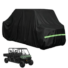 BystralX UTV cover on a Can-Am Defender MAX protects against rain and dust.