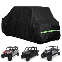BystralX UTV Cover universal fit for 4-6 seat models keeps your vehicle protected.