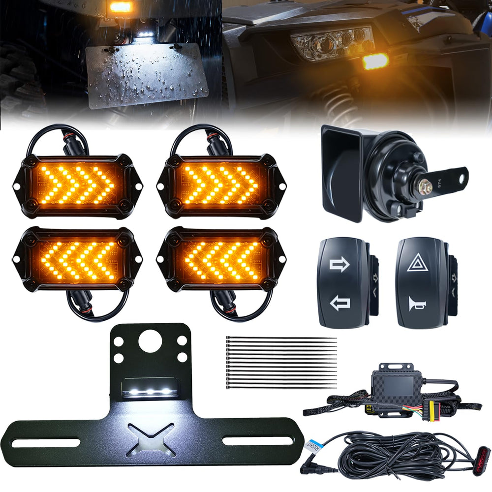 BystralX UTV turn signal kit for improved daytime visibility on trails.