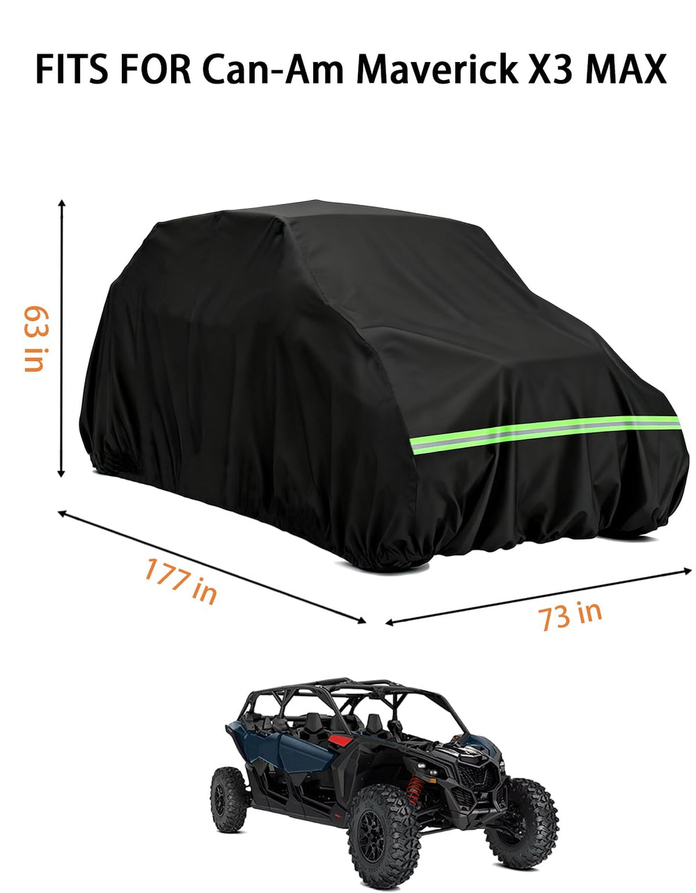 BystralX X3 MAX cover waterproof fabric in rain