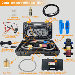 Bythomshelf pulley-guided head design guiding hose through tight openings