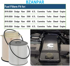 BZANPAR water separator kit maintains fuel quality by removing water.
