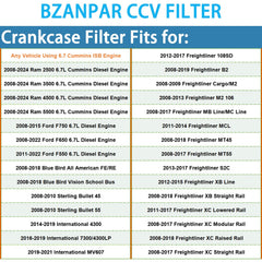 BZANPAR ccv-filter-ram-2500-5500 provides reliable engine protection during heavy towing