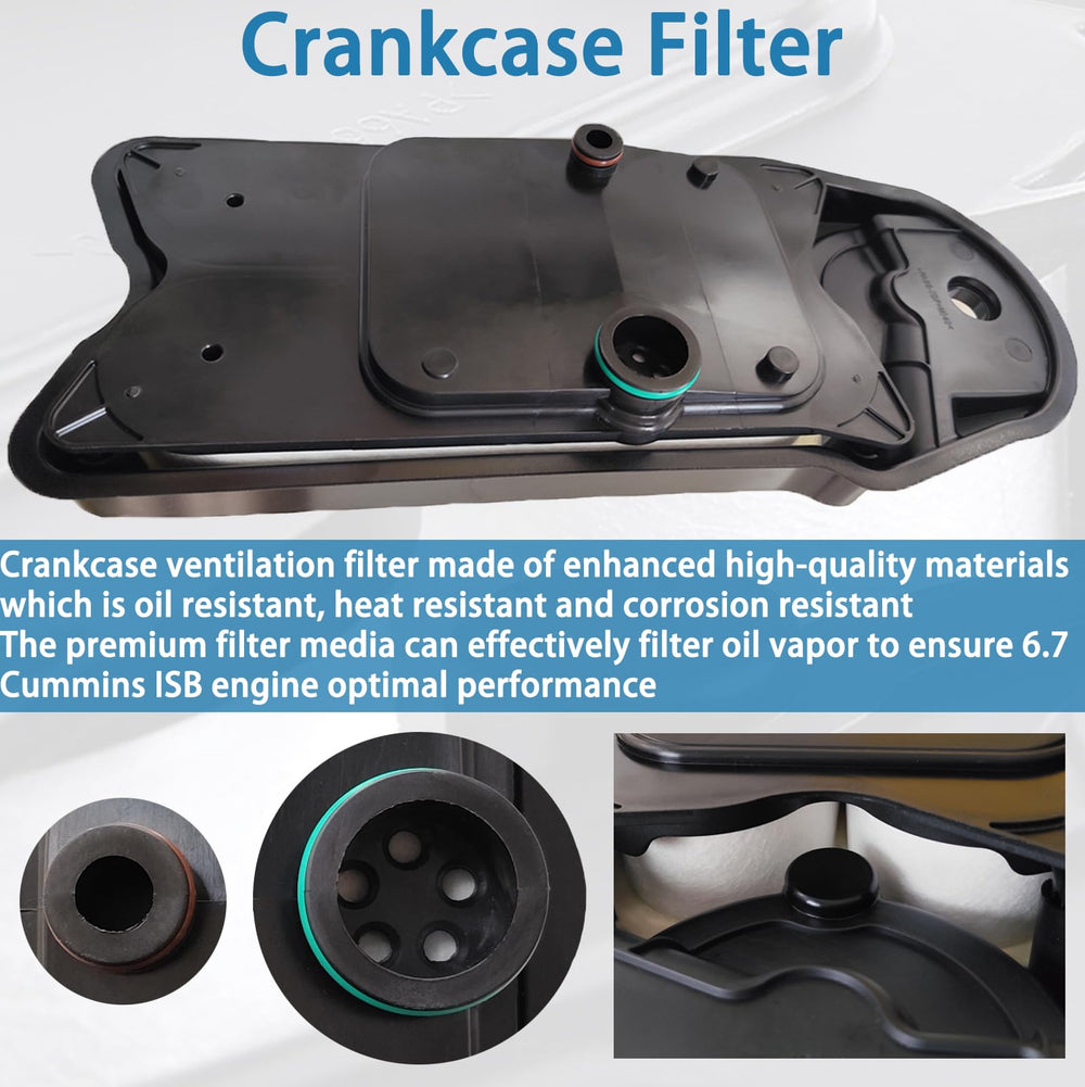 BZANPAR durable-crankcase-filter withstands heat and oil exposure for long-lasting performance