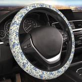 BzcjLyhbZ Floral Cute Steering Wheel Cover 15inch adds vibrant style with a comfortable grip.