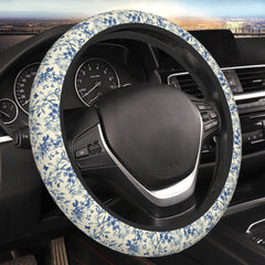 BzcjLyhbZ Floral Cute Steering Wheel Cover 15inch adds vibrant style with a comfortable grip.