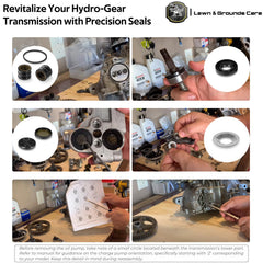 Bzcovac 72994 transaxle kit for Hydro-Gear ZT-3400, protects internal components