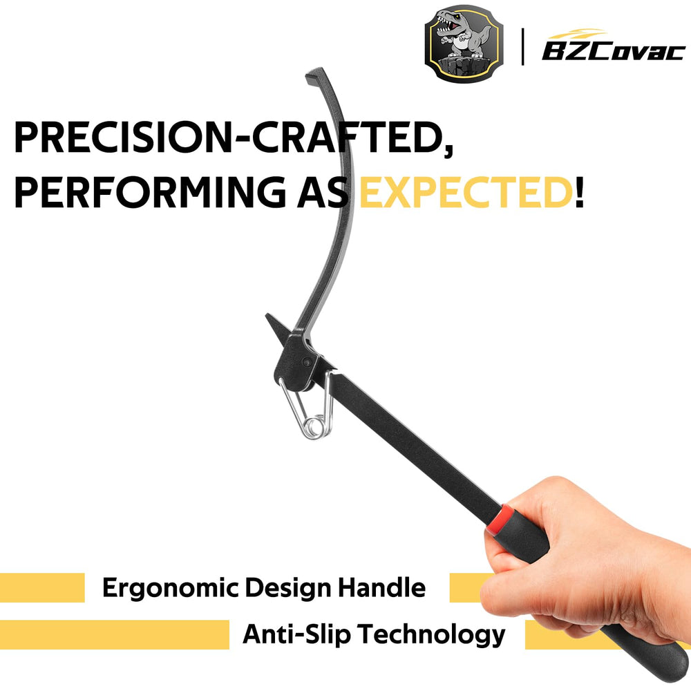Bzcovac flywheel-turner supports safe maintenance in automotive and outboard servicing.