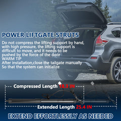 B.ZSSY lift supports ensure smooth one-handed tailgate operation.