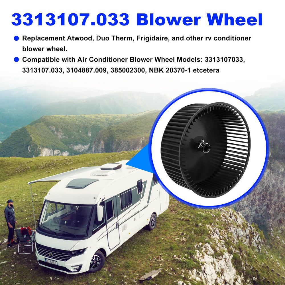 BZTT blower wheel for Atwood/Duo-Therm ensures easy RV maintenance.