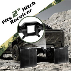 BZVQLO 00108-2 heavy-duty mud flap provides durable trailer protection.
