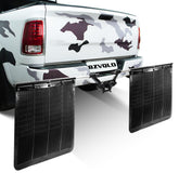 BZVQLO 00108-2 hitch mud flap assembly protects your vehicle from road debris.
