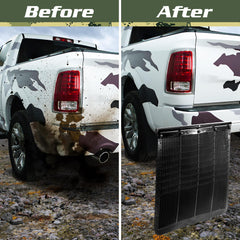 BZVQLO 00108-2 trailer mud flaps shield against scratches and dirt during towing.