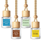 C Classy four-pack hanging car air fresheners for lasting luxury scent