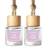 C Classy Pink Sands diffuser bottle front view boosts in-car fragrance.