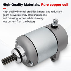 C CLINK starter motor for Honda Rancher 350 compatibility chart clarifies model fit.