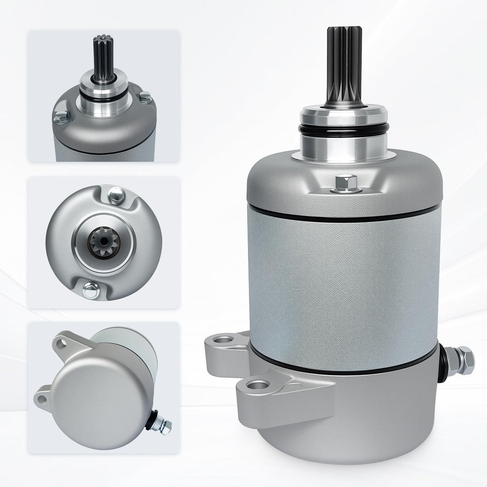 C CLINK starter motor for Honda Rancher 350 copper inner ring close-up emphasizes durability.