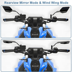 Caboriallan mounting options compatible with Kawasaki and Yamaha sport bikes.