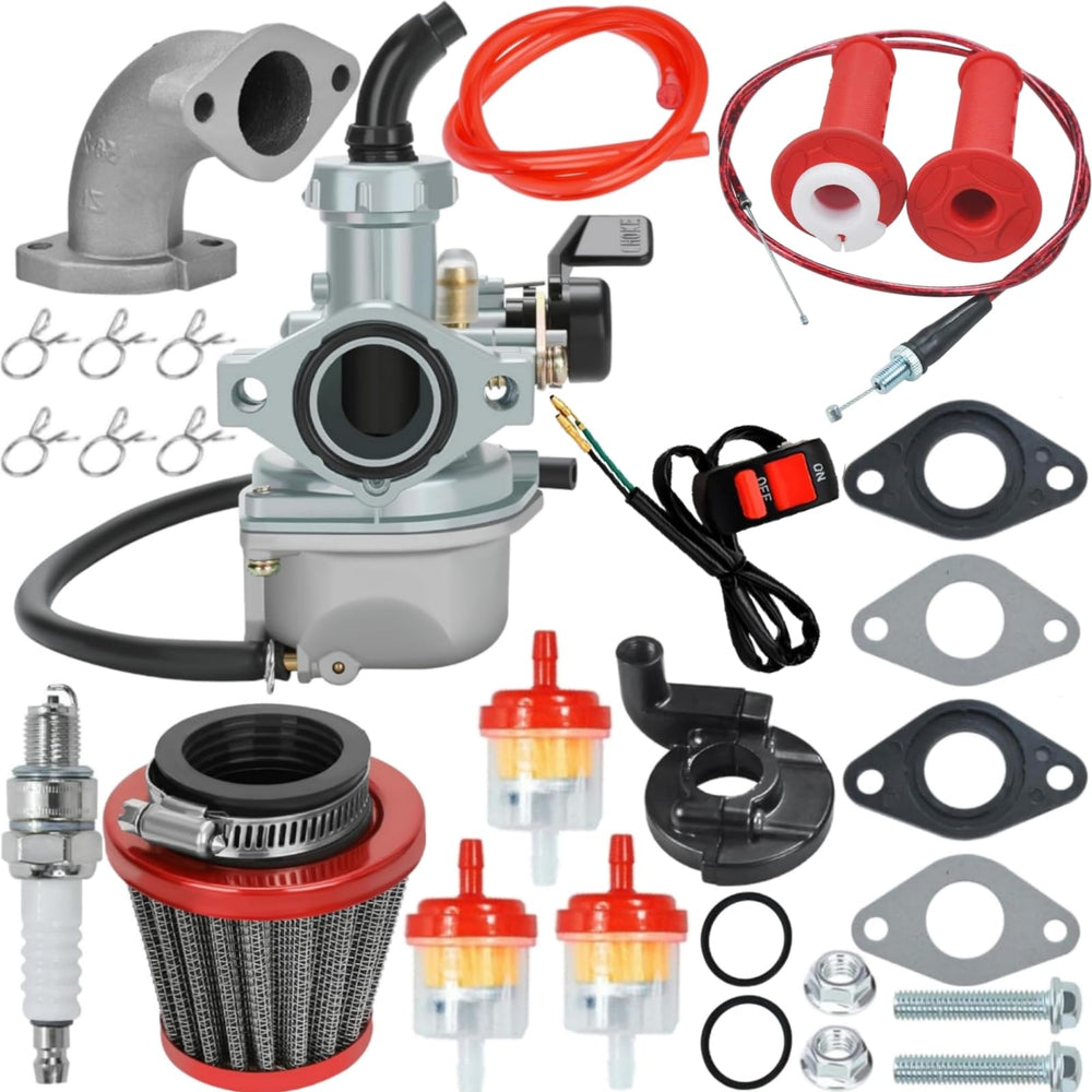 CAFEZAYO PZ22 carburetor kit packaging for easy on-bike fitment and use