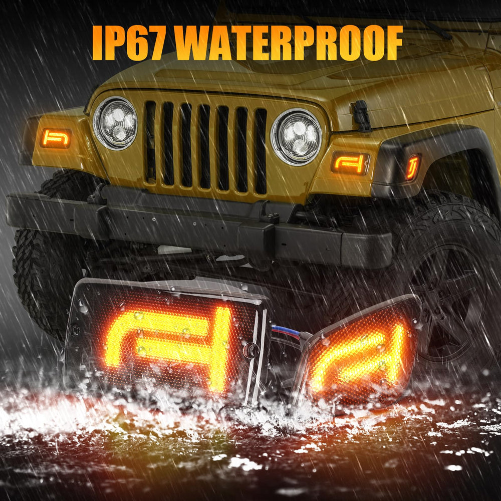 CAFOPAR plug-and-play TJ LED signal for quick, polarity-free installation.