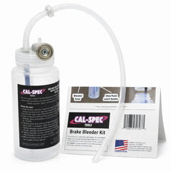 Cal-Spec Tools brake bleeder kit with a built-in one-way valve for clean bleeding.