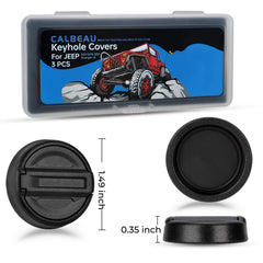 CALBEAU keyhole cover easy installation: no tools, no scratches, instant secure fit