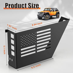 CALBEAU premium metal finish enhances Jeep interior aesthetics.
