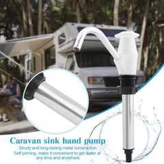 CALIDAKA RV water pump mounted in caravan
