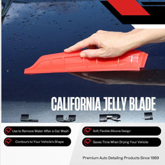 California Car Duster Jelly Blade after-wash drying reduces towel usage