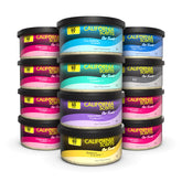 California Scents assorted car cans provide variety in a compact 12-pack for fresh spaces.