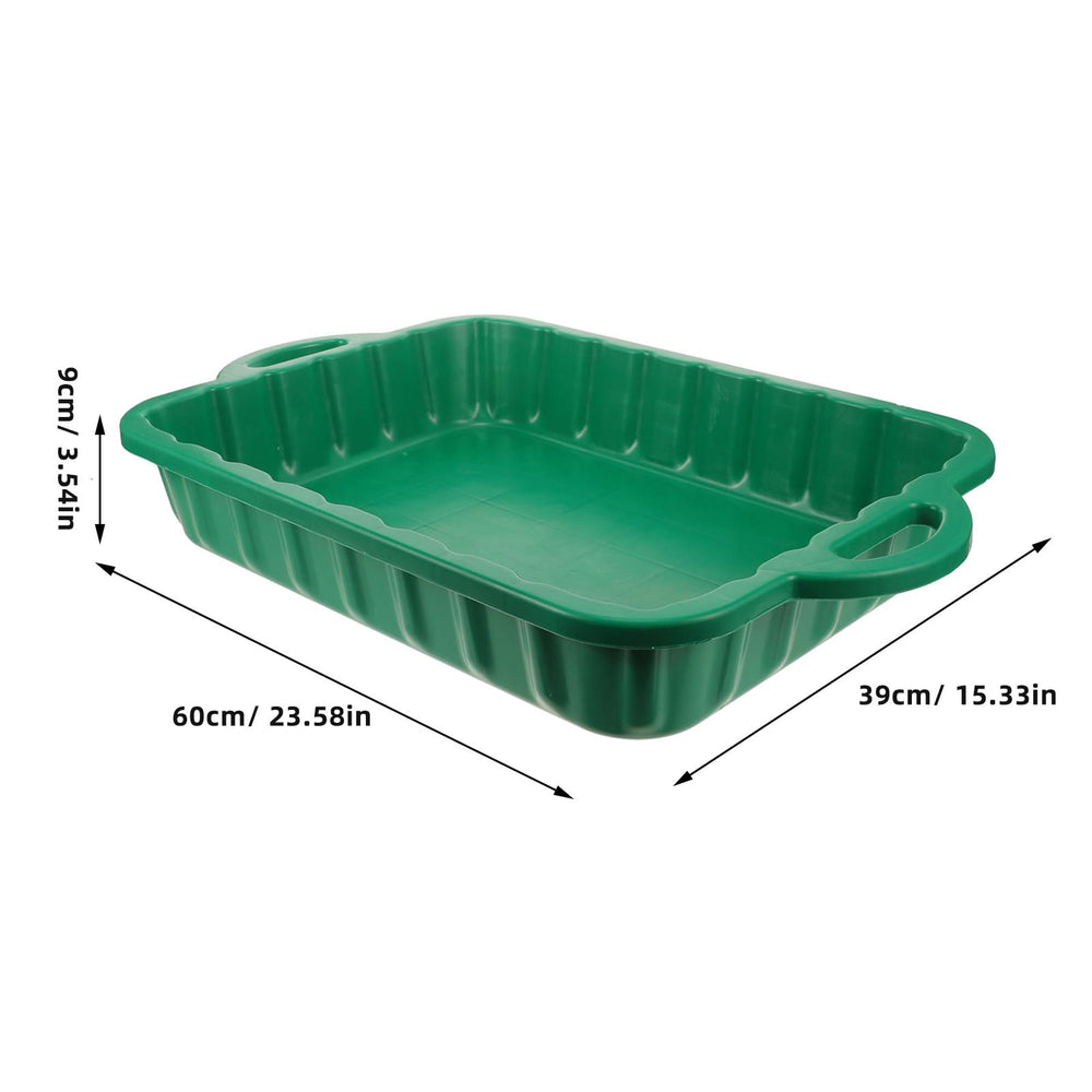 CALLARON oil drain pan collects waste oil with leakproof design.