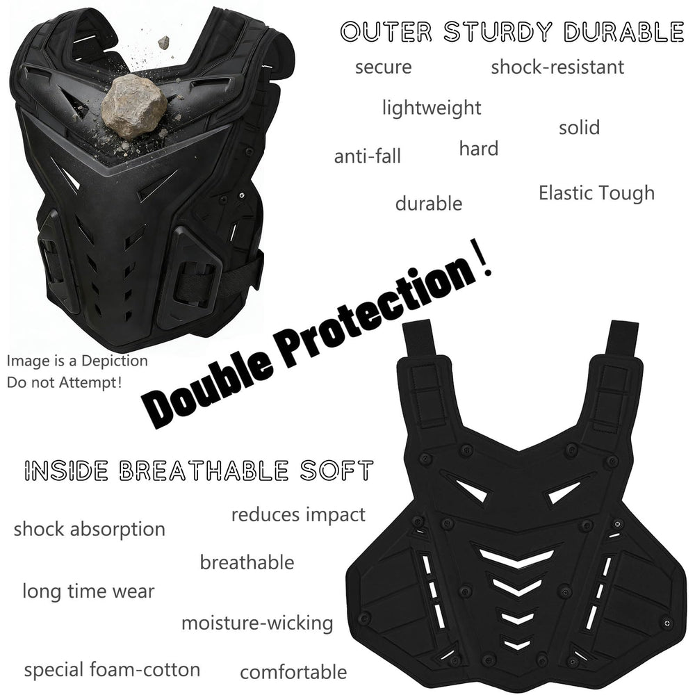 CALOPET Light Upgrade Chest Armor durable exterior for off-road durability during impacts.