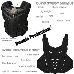 CALOPET Light Upgrade Chest Armor durable exterior for off-road durability during impacts.