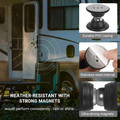 CALPALMY stainless internals and PVC casing ensure long-lasting RV use.