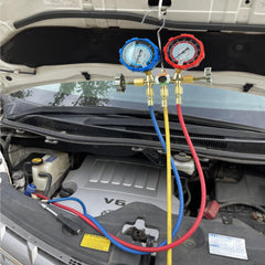 CALPOSE complete automotive and home AC tool kit ready for use