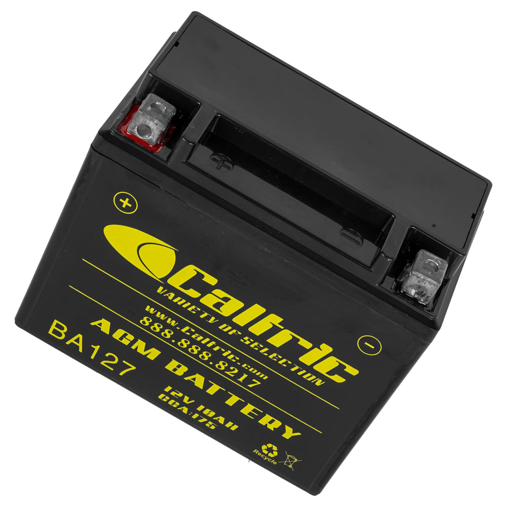 Caltric AGM battery installed on Honda TRX 250 Recon ready for starts