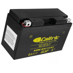 Caltric AGM battery packaging included, ready for quick replacement