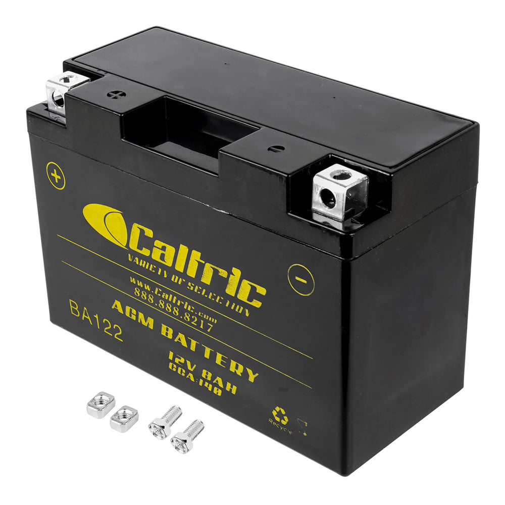 Caltric battery terminals and access points for easy wiring and fit.
