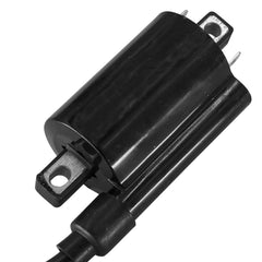 Caltric ignition coil AM120732 product label with compatible models and part numbers.